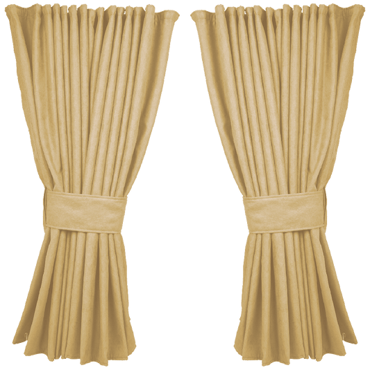 Zijgordijnen | Alcantara / Suède Look | 95cm