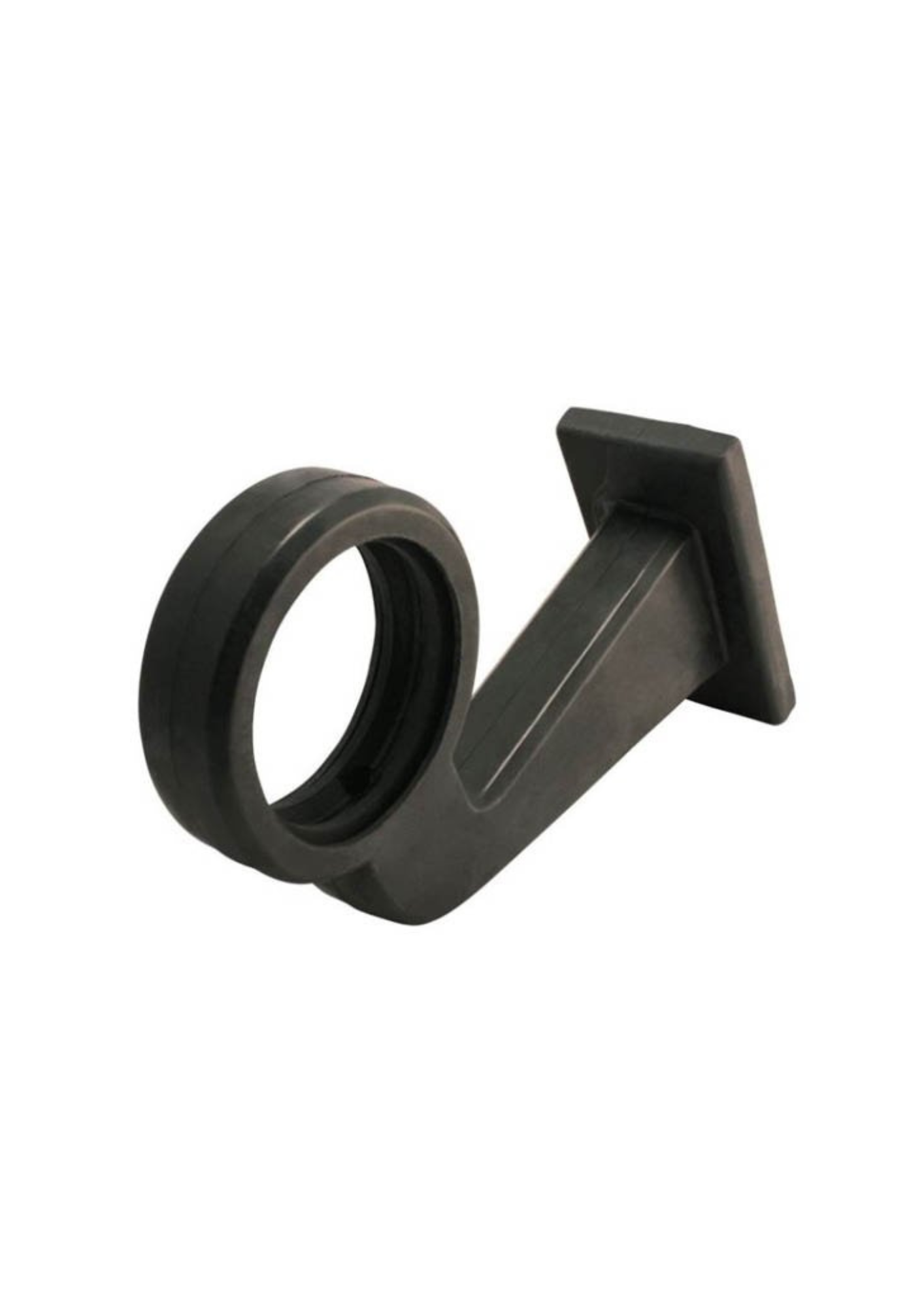 Gylle Rubber Montagevoet | Haaks 165mm