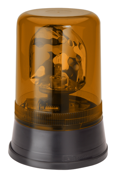 Zwaailamp AEB 595 24V | 3 puntsbevestiging | Oranje | Smoked