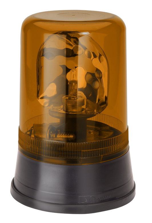 Zwaailamp AEB 595 24V | 3 puntsbevestiging | Oranje | Smoked
