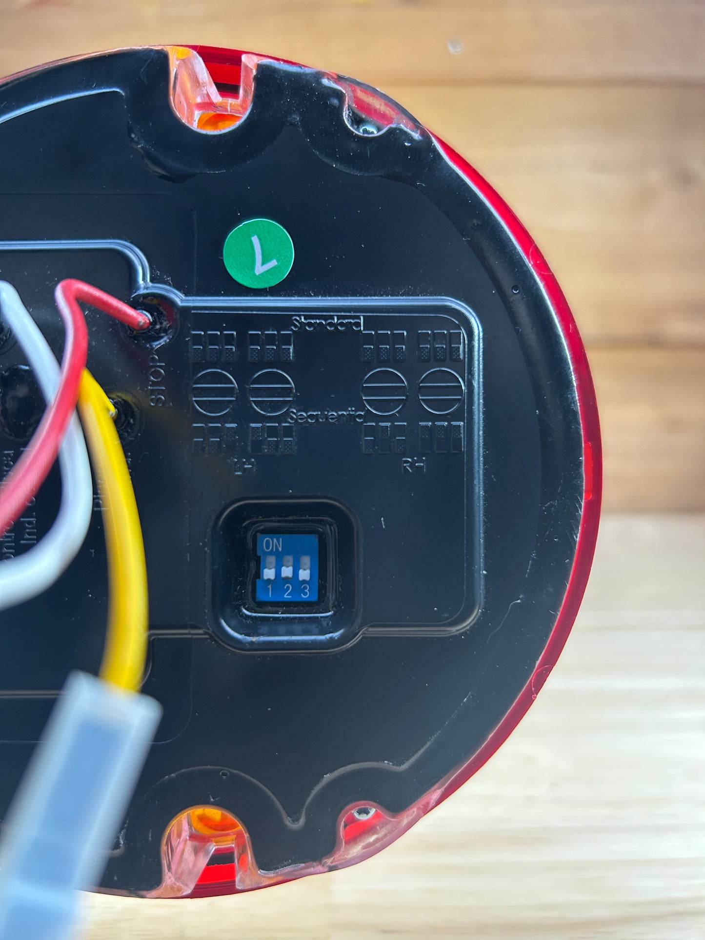 Rückleuchte LED Dynamic Rund - 3 Funktionen